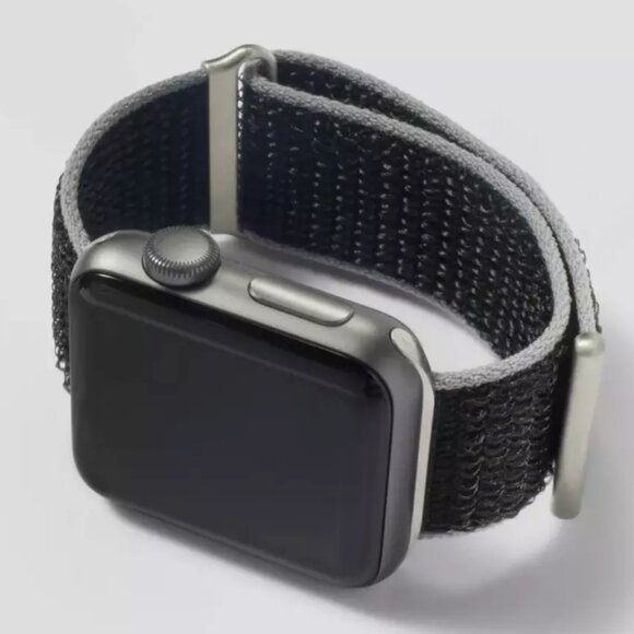 ALL IN MOTION Apple Watch Black Replacement Watch Band 42/44/45/49 mm NEW - Picture 3 of 5